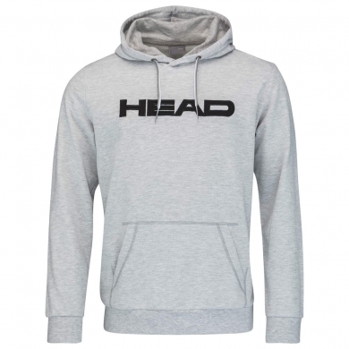 Head Bluza z kapturem Hoodie Club Byron szary melanż męski