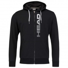 Head Bluza z kapturem Hoodie Club Fynn Fullzip czarna/biała męska