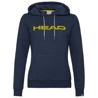 Head Bluza z kapturem Hoodie Club Rosie granatowo/żółta damska