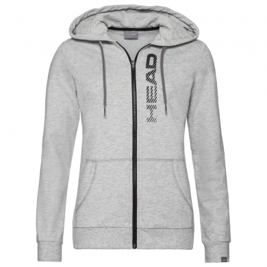 Head Bluza z kapturem (Hoodie) Club Greta szary melange/czarny Damska