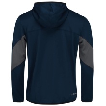 Head Bluza z kapturem Hoodie Club Tech Half-Zip granatowa męska