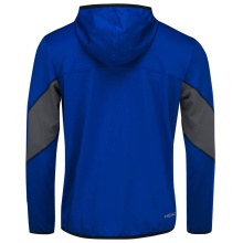 Head Bluza z kapturem Hoodie Club Tech Half-Zip niebieska męska