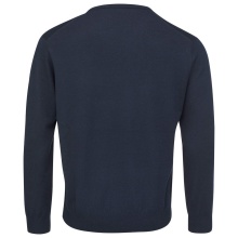 Head Pulower V-Neck (Wełna merino) granatowy męski