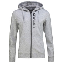 Head Bluza z kapturem (Hoodie) Club Greta (mieszanka bawełny) szara Damska