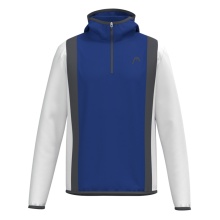 Bluza z kapturem Head Kapuzenpullover Club 25 Tech Hoodie (100% poliester) niebiesko-biała męska