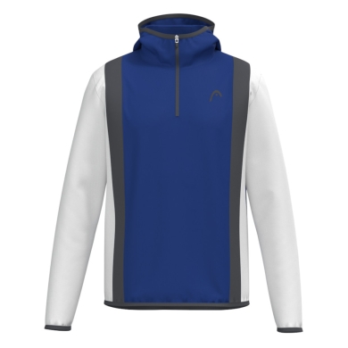 Bluza z kapturem Head Kapuzenpullover Club 25 Tech Hoodie (100% poliester) niebiesko-biała męska