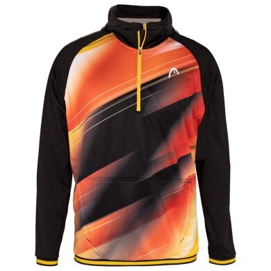 Head Bluza z kapturem DTB Topspin Hoodie 2024 czarna/wielokolorowa męska