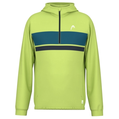 Head Kapuzenpullover Topspin Hoodie (100% poliester) limonkowy mężczyźni