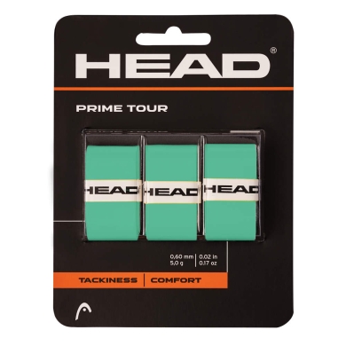 Head Overgrip Prime Tour 0.6 mm (Komfort, Przyczepność) miętowy 3 szt.