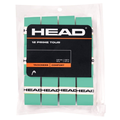 Head Overgrip Prime Tour 0.6 mm (Komfort, Chwytność) miętowy 12 sztuk w opakowaniu