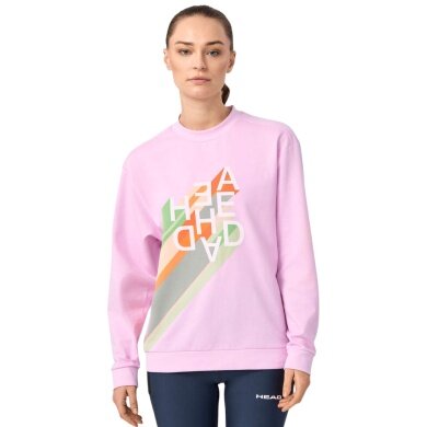 Bluza Head Pullover Rally Crewneck (mieszanka materiałów) różowa/wielokolorowa damska