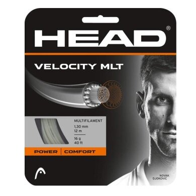 Nawleczka z żyłką tenisową Head Velocity MLT (ochrona ramion + czucie) naturalna