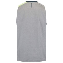 Head Tank Top do Tenisa-Padla (Wstawki Siatkowe) szary/niebieski/jasnozielony męski