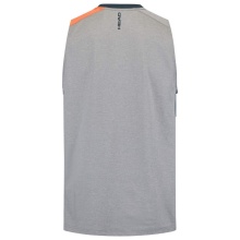 Head Tank Top do Tenisa-Padla (Wstawki siateczkowe) szary/niebieski/pomarańczowy męski