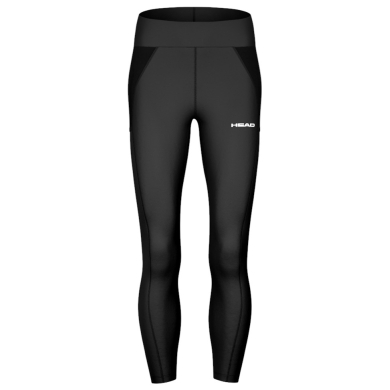 Spodnie tenisowe Head Tech Tights (materiał mieszany) 2025 długie czarne damskie