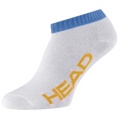 Head Skarpetki tenisowe Sneaker biało/żółto/niebieskie - 1 para