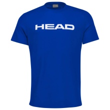 Head T-shirt tenisowy Club Basic (mieszanka materiałów) niebieski królewski/biały męski