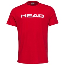 Head T-shirt tenisowy Club Basic 2023 (mieszanka materiałów) czerwony/biały chłopcy