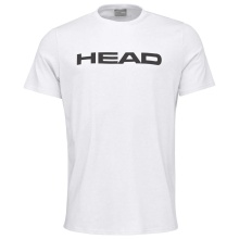 Head T-shirt tenisowy Club Basic 2023 (mieszanka materiałów) biały/czarny chłopcy