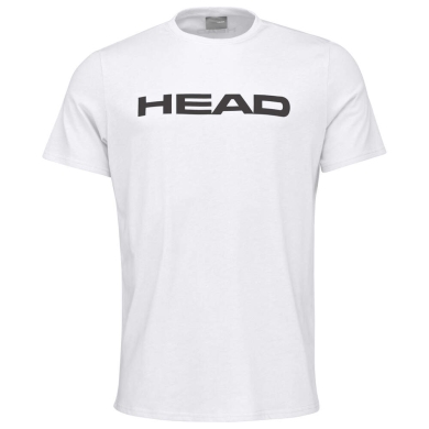 Head T-shirt tenisowy Club Basic 2023 (mieszanka materiałów) biały/czarny chłopcy