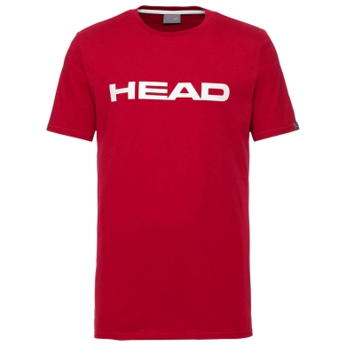 Head T-shirt tenisowy Club Ivan (mieszanka bawełny) czerwony/biały chłopcy