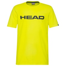 Head T-shirt tenisowy Club Ivan (mieszanka bawełny) żółty/ciemnoniebieski chłopcy