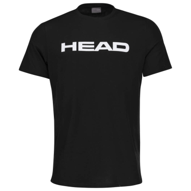 Head T-shirt tenisowy Club Basic 2023 (mieszanka materiałów) czarny/biały dla chłopców