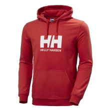 Helly Hansen Bluza z kapturem Logo Hoodie (Bawełna organiczna) czerwona męska