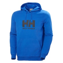 Helly Hansen Bluza z kapturem Logo Hoodie (Bawełna organiczna) kobaltowa Mężczyźni