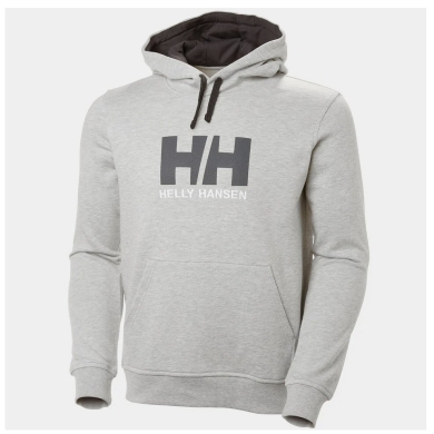 Helly Hansen Bluza z kapturem Logo Hoodie (Bawełna organiczna) szara męska