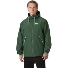 Helly Hansen Kurtka przeciwdeszczowa Sandoy Rain (2-warstwowa, wodoodporna) zielona męska