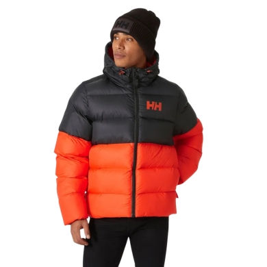 Helly Hansen zimowa kurtka puchowa Active Puffy (bardzo ciepła dzięki izolacji High Loft) czerwono-czarna Męska