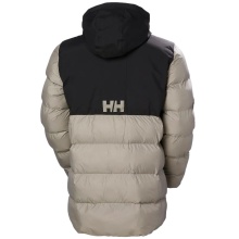 Helly Hansen zimowa kurtka puchowa Active Puffy Long (ciepła, wodoodporna) jasnoszara/czarna Męska