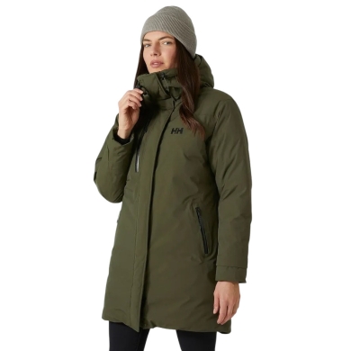 Helly Hansen Płaszcz zimowy Adore Tech Parka (wodoodporny, ciepły, izolacja High Loft) ciemnozielony Damski