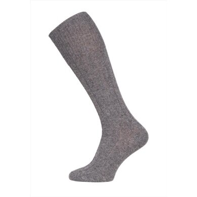 HomeOfSocks Skarpety do kolan Luksusowe (wełna merino i kaszmir) antracytowy - 1 para