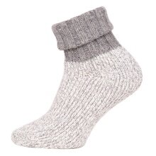 Skarpety wełniane HomeOfSocks pastelowe antracytowe - 1 para