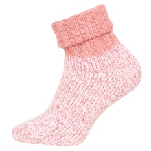 Skarpety wełniane HomeOfSocks pastelowy róż - 1 para