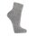 HomeOfSocks Skarpetki wełniane Sneaker (wełna merino i kaszmir) szare - 2 pary