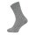 HomeOfSocks Skarpety wełniane z alpaki naturalne jasnoszare/antracytowe - 2 pary