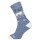 HomeOfSocks Skarpety wełniane Hygge Ice Bear jasnoniebieskie - 1 para