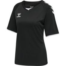 hummel Koszulka sportowa hmlCORE Volley Tee (Poliester, materiał jersey) Krótki rękaw czarny Damska