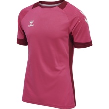 hummel Koszulka sportowa hmlLEAD Poly Jersey (materiał siatkowy) Krótki rękaw magenta Mężczyźni