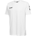 hummel Sport/Czas wolny T-shirt hmlGO Cotton (Bawełna) Krótki rękaw biały Mężczyźni