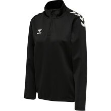 hummel Sportowa koszulka z długim rękawem hmlCORE XK Half-Zip Sweat (materiał poliestrowy) czarna Damska