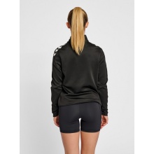 hummel Sportowa koszulka z długim rękawem hmlCORE XK Half-Zip Sweat (materiał poliestrowy) czarna Damska