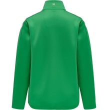 hummel Sportowa koszulka z długim rękawem hmlCORE XK Half-Zip Sweat (materiał poliestrowy) zielona damska