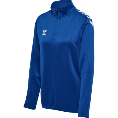 hummel Sportowa koszulka z długim rękawem hmlCORE XK Half-Zip Sweat (materiał poliestrowy) ciemnoniebieska Damska