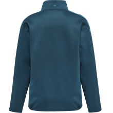 hummel Sportowa bluzka z długim rękawem hmlCORE XK Half-Zip Sweat (materiał poliestrowy) koralowo-niebieska damska