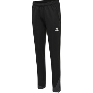 hummel Spodnie sportowe hmlLEAD Poly Pants (Kieszenie boczne, elastyczny materiał dresowy) Długie czarne Damskie