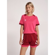 hummel Koszulka sportowa (trykot) hmlLEAD Poliester Jersey (materiał siatkowy) Krótki rękaw magenta Damska